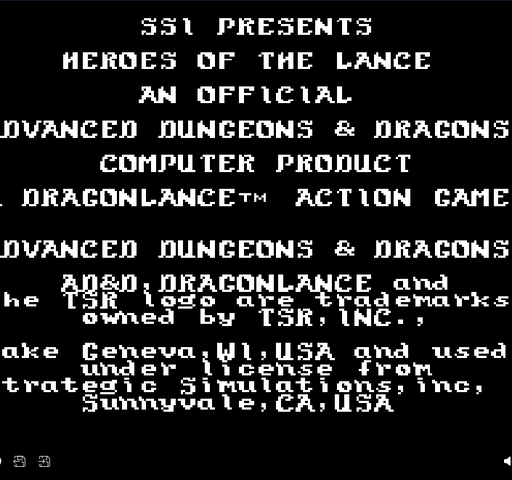 Capa de Advanced Dungeons & Dragons - Heroes Of The Lance (Japan)