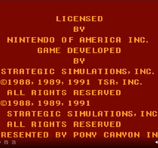Capa de Advanced Dungeons & Dragons - Pool Of Radiance (USA)