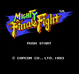 Capa de Mighty Final Fight (Japan)